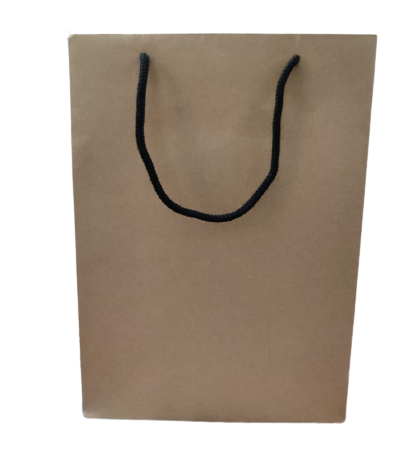 Paper bag with sturdy handles for easy carrying - Paperzola